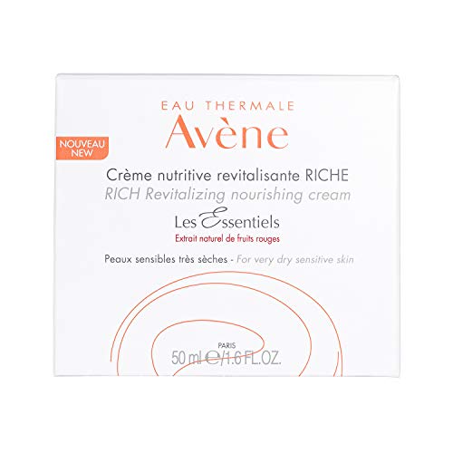 Avène RICH Revitalizing Nourishing Cream, Ultra Nourishing Face Moisturizer, Non-comedogenic 1.6 Fl Oz