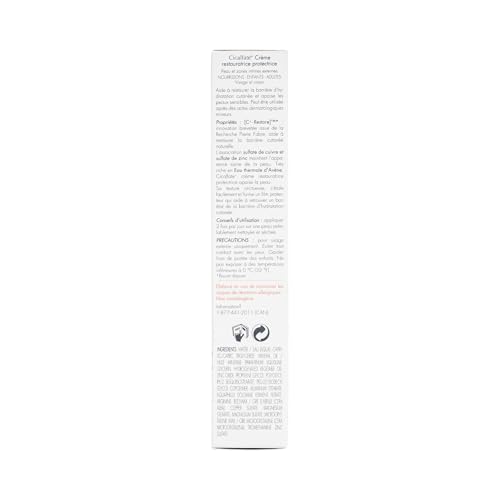 Avène Cicalfate+ Restorative Protective Cream, Face Moisturizer, face cream for sensitive skin, helps restore skin barrier, restorative cream, safe for infants, children and adults, 1.3 Fl Oz