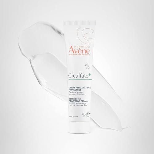 Avène Cicalfate+ Restorative Protective Cream, Face Moisturizer, face cream for sensitive skin, helps restore skin barrier, restorative cream, safe for infants, children and adults, 1.3 Fl Oz