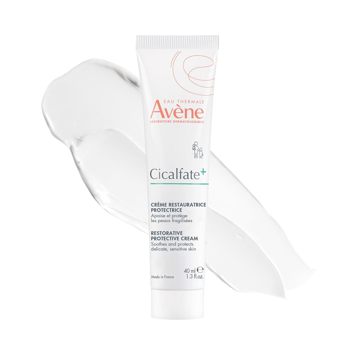 Avène Cicalfate+ Restorative Protective Cream, Face Moisturizer, face cream for sensitive skin, helps restore skin barrier, restorative cream, safe for infants, children and adults, 1.3 Fl Oz