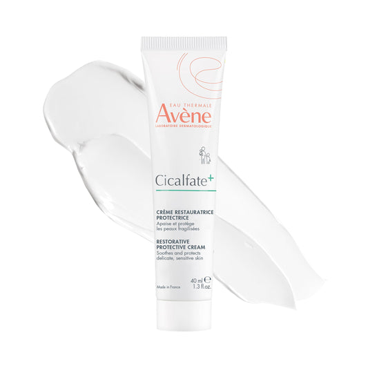 Avène Cicalfate+ Restorative Protective Cream, Face Moisturizer, face cream for sensitive skin, helps restore skin barrier, restorative cream, safe for infants, children and adults, 1.3 Fl Oz