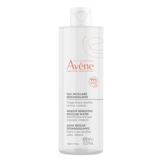 Avène Micellar Lotion Cleansing Water - Soap-Free 3-in-1 Cleanser, Toner, Make-up Remover - All Skin Types - Non-Comedogenic -16.8 Fl Oz
