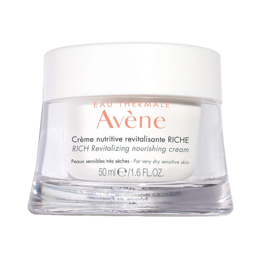Avène RICH Revitalizing Nourishing Cream, Ultra Nourishing Face Moisturizer, Non-comedogenic 1.6 Fl Oz